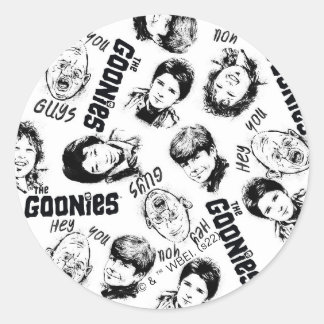 Sticker Rond Les personnages de Goonies Motif