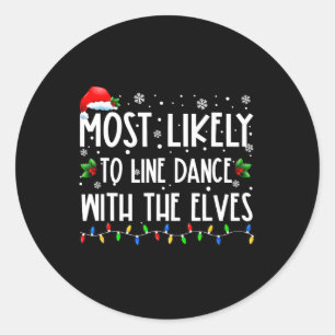 Sticker Rond Les Plus Susceptibles D'Aligner La Danse Avec Les 