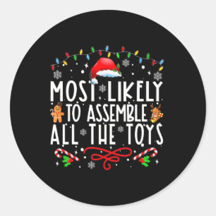 Sticker Rond Les Plus Susceptibles D'Embaucher Tous Les Jouets 