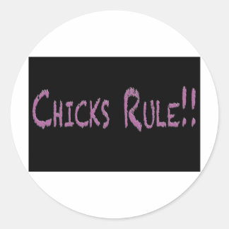 Sticker Rond Les pousses sont en noir