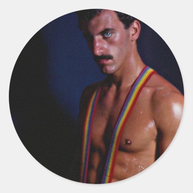 Sticker Rond Les shorts de Nick (Devant)