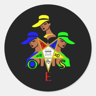 Sticker Rond Les Soeurs Oes Star Commandent L'Etoile Orientale