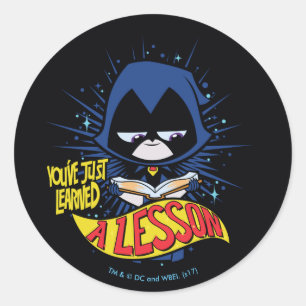Sticker Rond Les titans de l'adolescence vont !   Raven "a