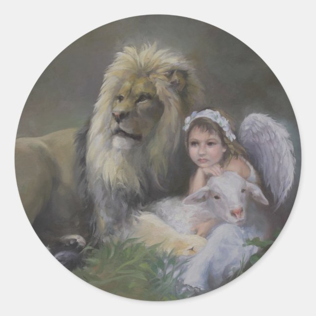 Sticker Rond Les Trois Bénis (Devant)