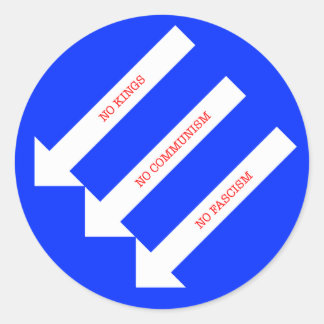 Sticker Rond Les Trois Flèches