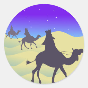 Sticker Rond Les trois Wisemen