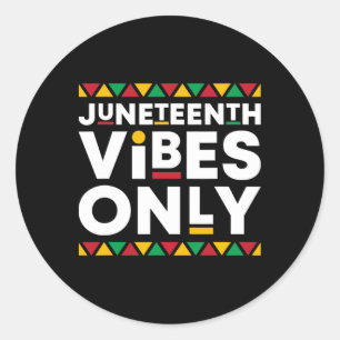 Sticker Rond Les Vibes du 17ème siècle seulement L'Histoire Afr
