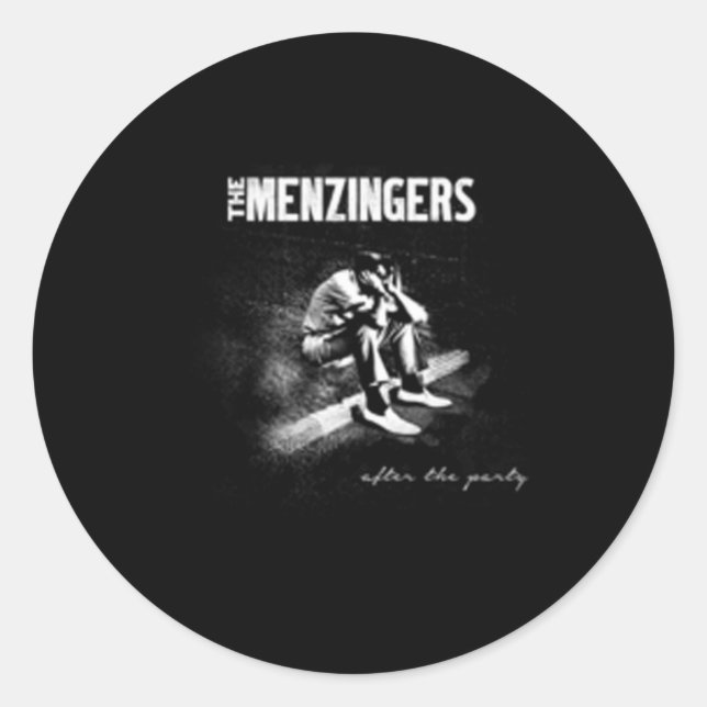 Sticker Rond Les Zingers triste le merchandise officielle (Devant)