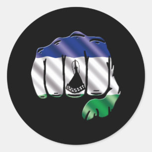 Sticker Rond lesotho