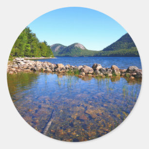 Sticker Rond L'étang Jordan I au parc national d'Acadia