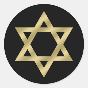 Sticker Rond L'étoile d'or de David Black
