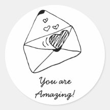 Lettre avec amour | Style romantique