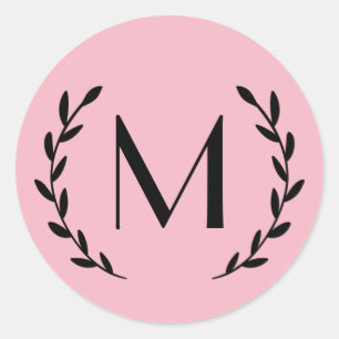 STICKER ROND LETTRE CHÂTEAU ROSE-ROUGE CHAUSSÉE