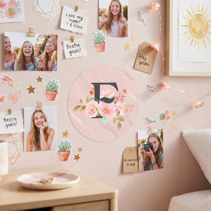 Sticker Rond Lettre F
