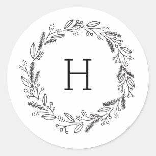 STICKER ROND LETTRE FRANCOPHONE BIRY