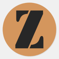 Lettre Z Alphabet au crayon par Janz Peru Gold