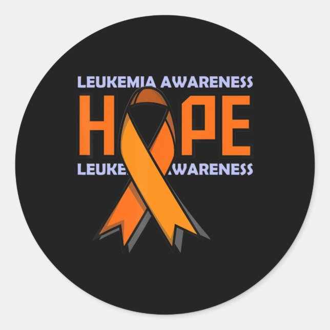 Sticker Rond Leukémie Rubon Leucémie (Devant)