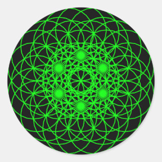 Sticker Rond Levez Le Chakra "Amour"