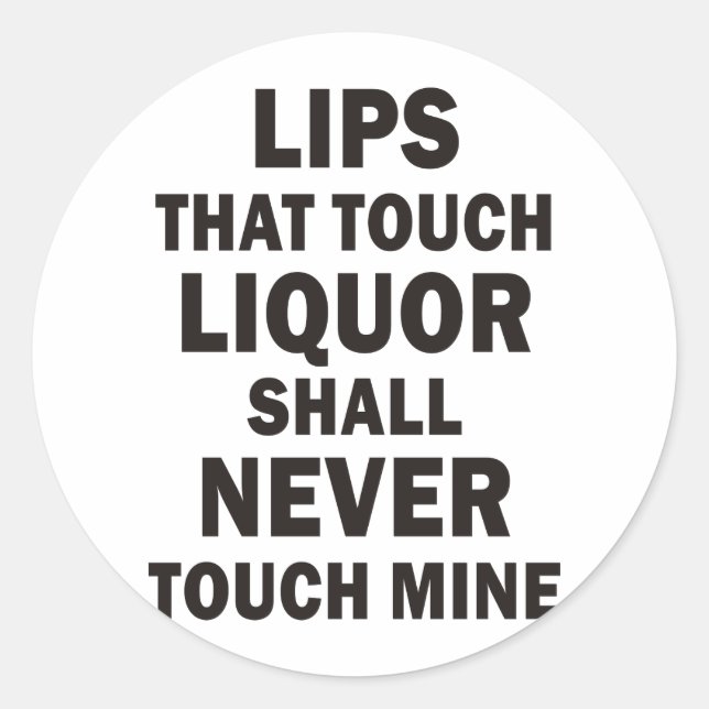 Sticker Rond Lèvres (Devant)