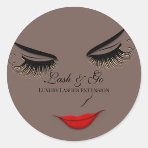 Sticker Rond Lèvres d'extension de trait de maquillage Artiste