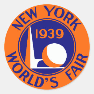 Sticker Rond L'Exposition universelle 1939 de New York
