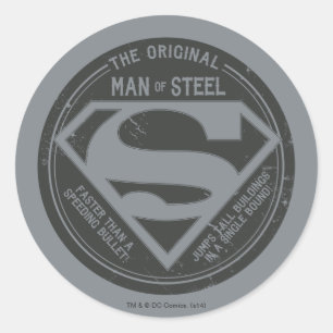 Sticker Rond L'homme originel de l'acier
