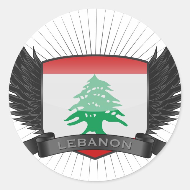 STICKER ROND LIBAN (Devant)