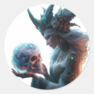 Sticker Rond 👻 libérer l'obscurité : collections d'horreur