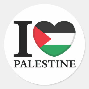 Sticker Rond Liberté Palestine Patriotique Libérer Gaza Palesti