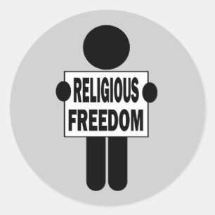 Sticker Rond Liberté religieuse