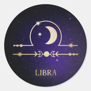 Sticker Rond Libra