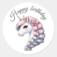 Licorne bébé magique à l'aquarelle moderne