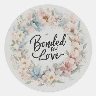 Sticker Rond Lié par l'amour