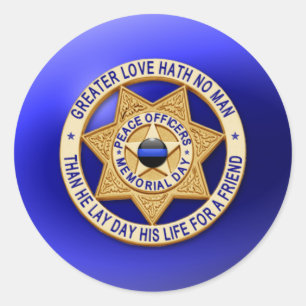Sticker Rond Ligne Bleue Mince Un-d'un-un-un-un