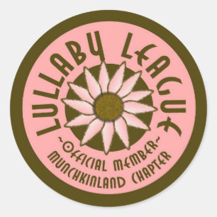 Sticker Rond Ligue de berceuse