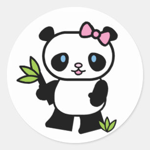 Sticker Rond Lil Panda