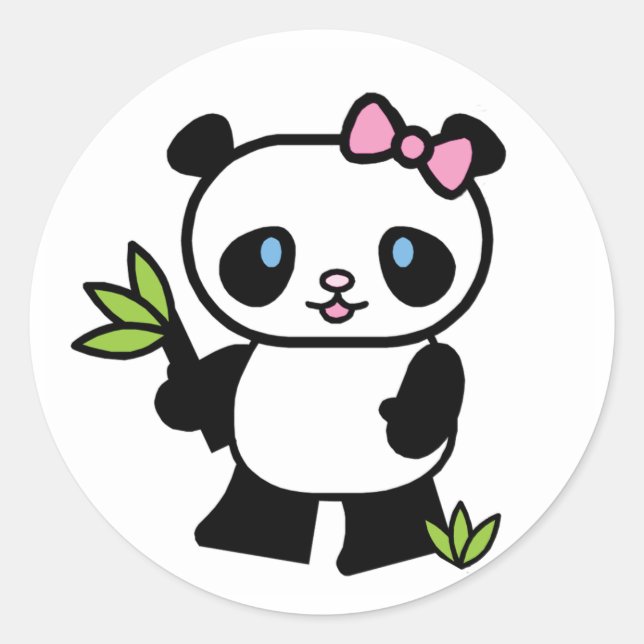 Sticker Rond Lil Panda (Devant)