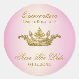 Sticker Rond Lilac Blush Bourgogne Enregistrer La Date Quincean