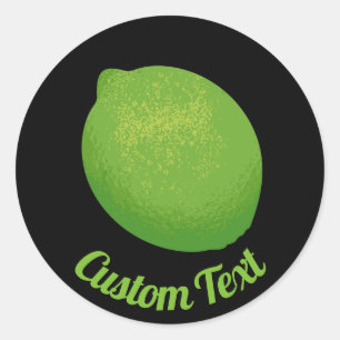 Sticker Rond Lime