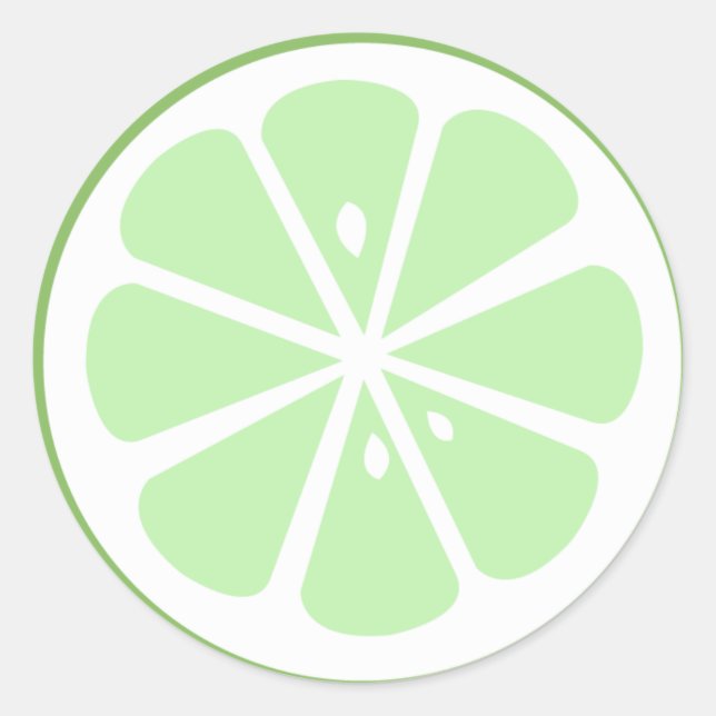 Sticker Rond Lime (Devant)