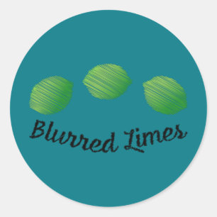 Sticker Rond Limites floues
