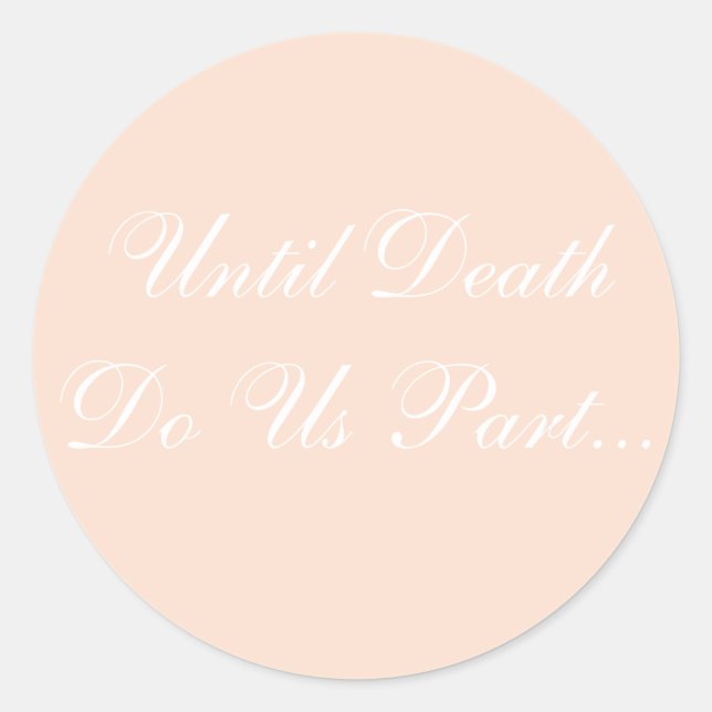 Sticker Rond Linge d'Invitation personnalisé (Devant)