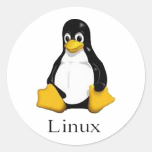 Sticker Rond linux