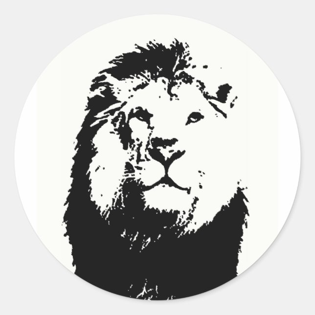 Sticker Rond Lion (Devant)