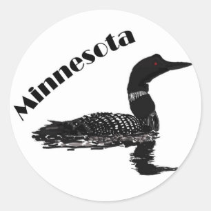 Sticker Rond Lion du Minnesota