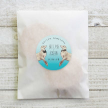 Lions de mer Turquoise Bleu moderne Mariage classi