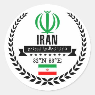 Sticker Rond L'Iran