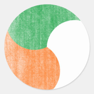 STICKER ROND L'IRLANDE