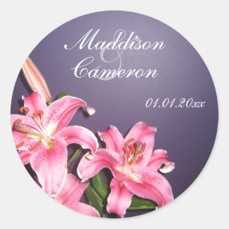 Sticker Rond LITS ROSE STYLISH - Stickers/Seals