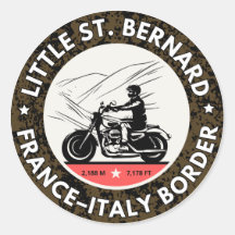 Little St Bernard Pass Français italie Motobik alp